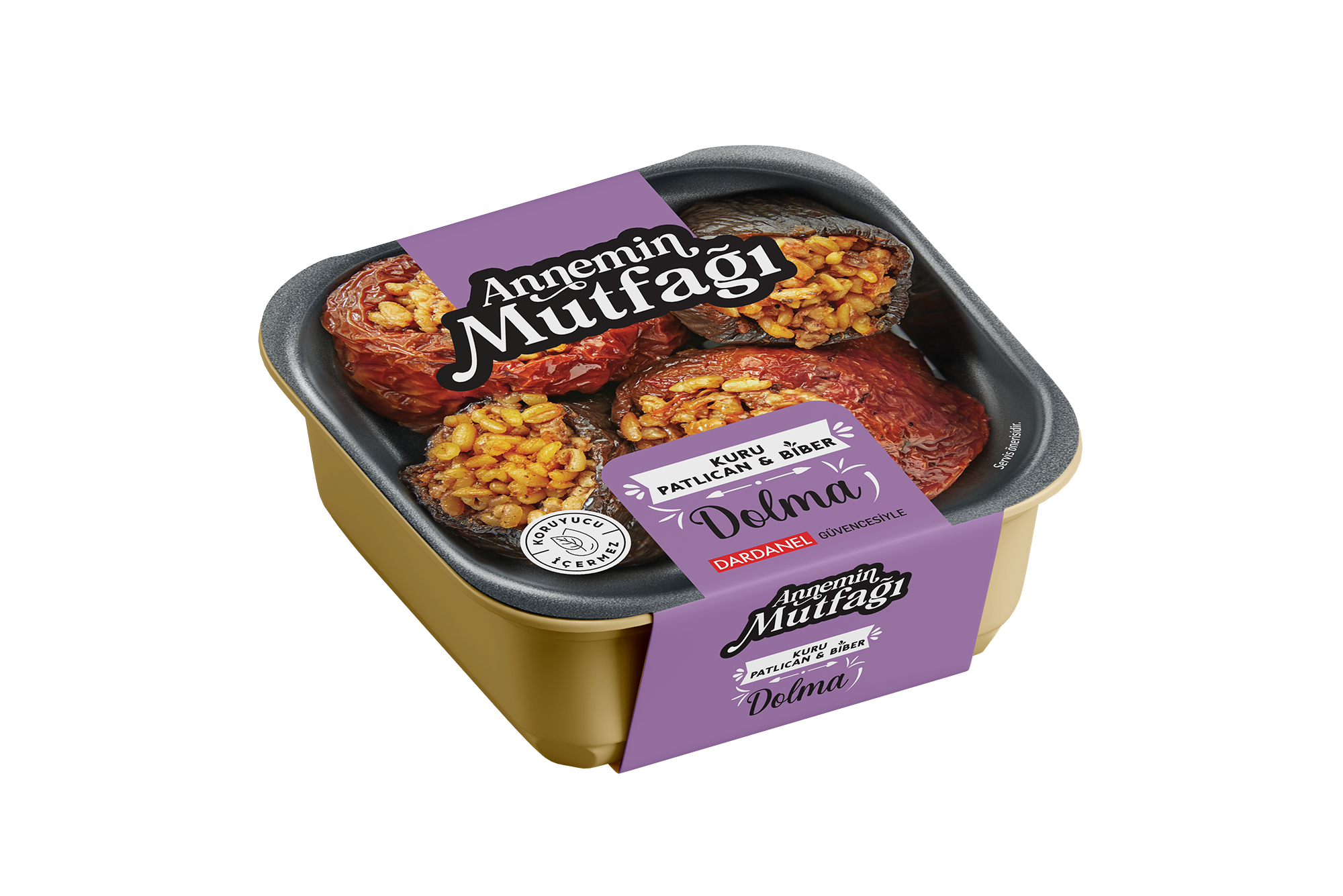 Gevulde gedroogde aubergine en paprika (Moeders Keuken)